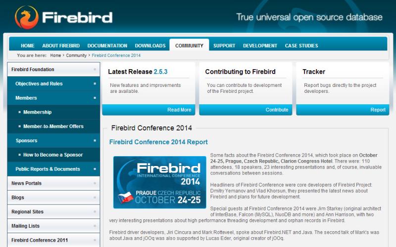 Ред Софт выступит спонсором международной конференции по Firebird в Праге