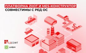 Платформа ZIIoT и Конструктор MES получили сертификаты совместимости c РЕД ОС