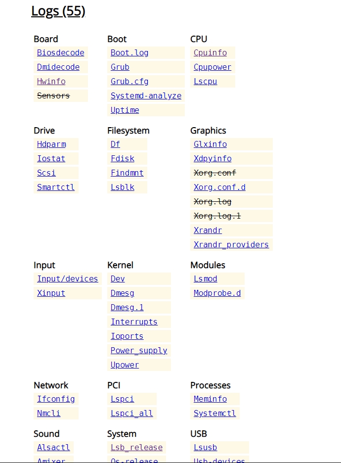 probe VB PC logs